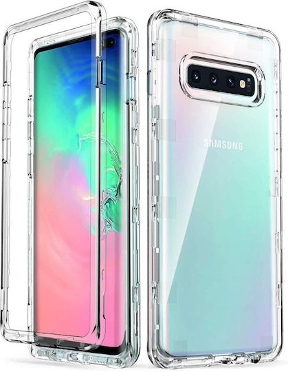 Jup Ulak Калъф 7298103 8865-22 Samsung Galaxy S10 Plus 3 В 1 Рамка TPU Прозрачен 6.4"