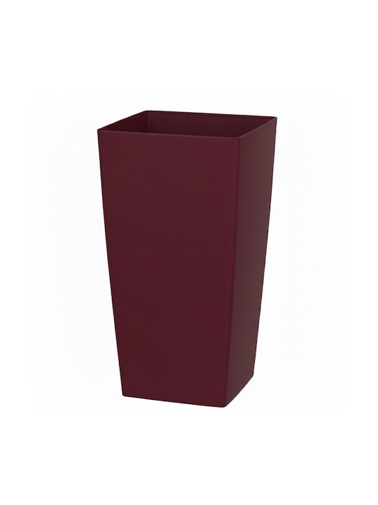 Miltoplast Sampson Pot Burgundy 40x40x75cm.