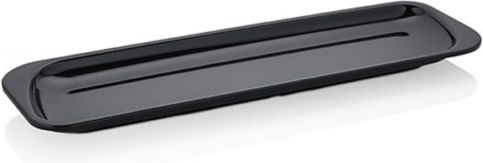 Atlas Melamin Serving Platter Rectangular Black 46x15cm