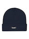 Beanie Unisex Fleece Beanie Knitted in Blue color