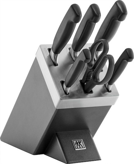Zwilling J.A. Henckels Four Star Комплект Ножове с Основа от Неръждаема Стомана 5 Бройки