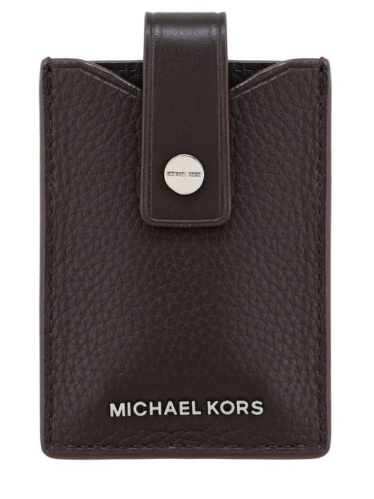 Hudson Leather Men's Wallet Cards Brown