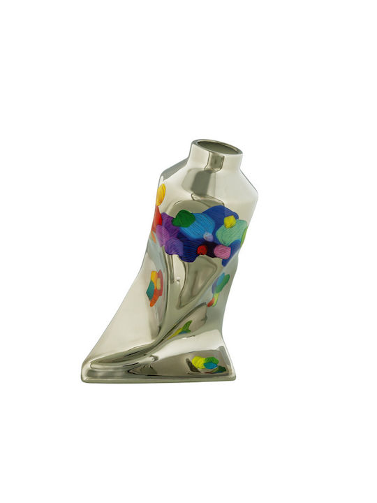 Pylones Decorative Vase Multicolour 10.5x6.5x17cm