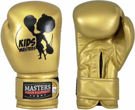Mje Kinder Boxhandschuhe für Wettkampfhandschuhe Gold