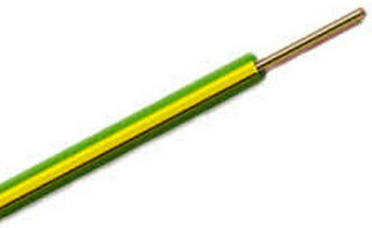 Кабел Nya 1x1.5mm Η07-u Жълто Зелен 100м