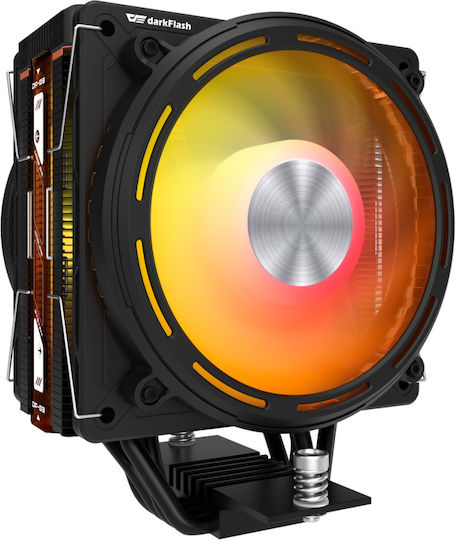 Darkflash Explore E400 Plus Dual Fan CPU Cooling with ARGB for AM4/AM5/115x/1700 Socket