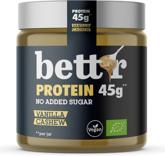 Bettr Βιολογικό Vegan Βούτυρο Κάσιους με Έξτρα Πρωτεΐνη 250gr
