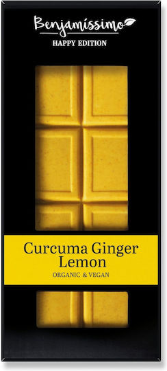 Organic Turmeric Ginger Chocolate 60g Benjamissimo