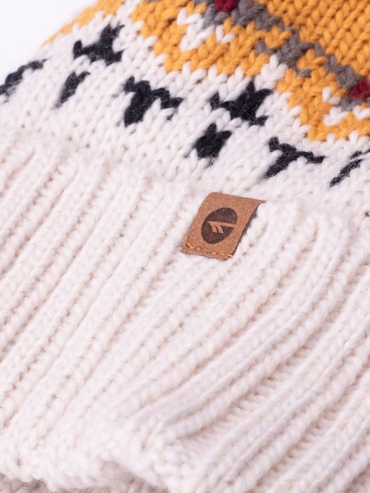 Beanie Beanie Knitted in White color