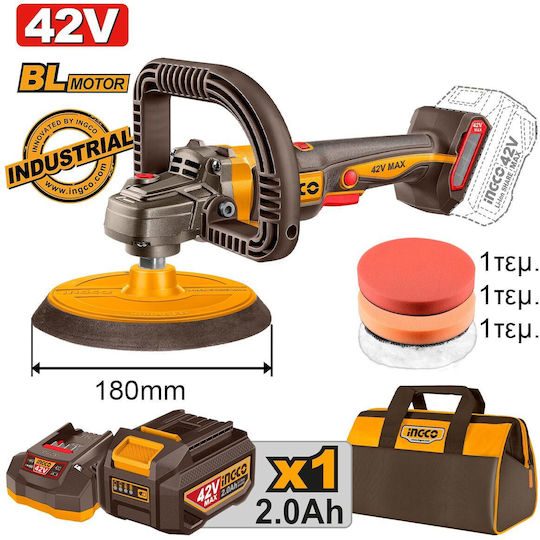 Ingco APLI42181E Ротационен Полираща машина Brushless с Регулиране на Оборотите