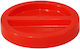 Plastic Replacement Food Cover Red 17.5x3cm Ortes Borgonovo 40171334