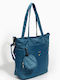 Admiral Stoff Strandtasche mit Brieftasche Blau