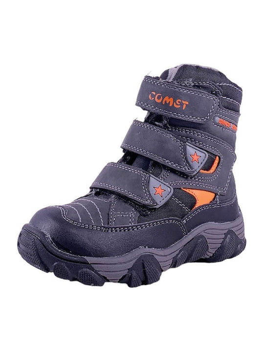 Kinderstiefel mit Reißverschluss Schwarze