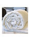 Kentia Duvet Set Single 160x240cm Four Seasons White 2pcs