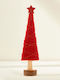 Christmas Office Decoration Wool Felt Style Red Christmas Tree