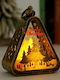 Christmas Decorations Vintage Night Light Office Ornaments Decorative Lamp Bronze Christmas Tree