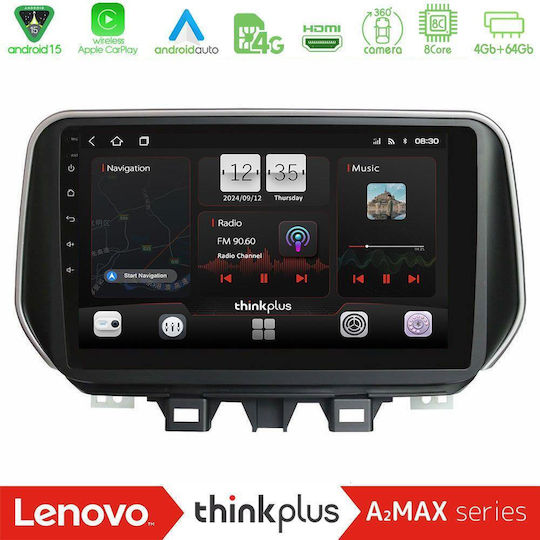 Lenovo Car Audio System for Hyundai iX35 2018 2020 Bluetooth USB WiFi GPS Apple CarPlay Android Auto with 10 Inch Touch Screen
