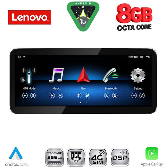 Lenovo Car Audio System for Mercedes-Benz CLA Class / GLA 2012-2015 (Bluetooth/USB/WiFi/GPS/Apple-Carplay/Android-Auto) with Touch Screen 10.33"
