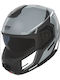 Nolan N90-3 Sincrono 352 Gray / Black / White Motorcycle Helmet Flip-Up ECE 22.06 with Pinlock and Sunvisor