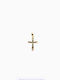 Silver Gold Plated Cross Chain Zircon Silver 925