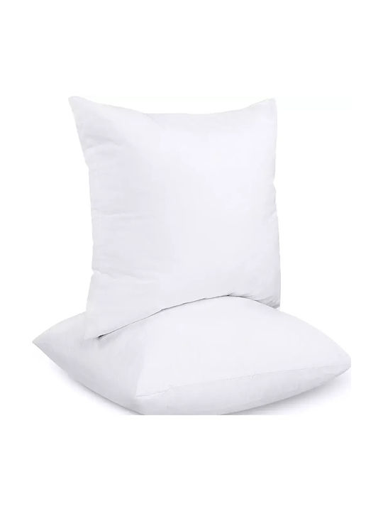 Utopia Γέμισμα Μαξιλαριών από 100% Βαμβάκι White 50x50εκ.