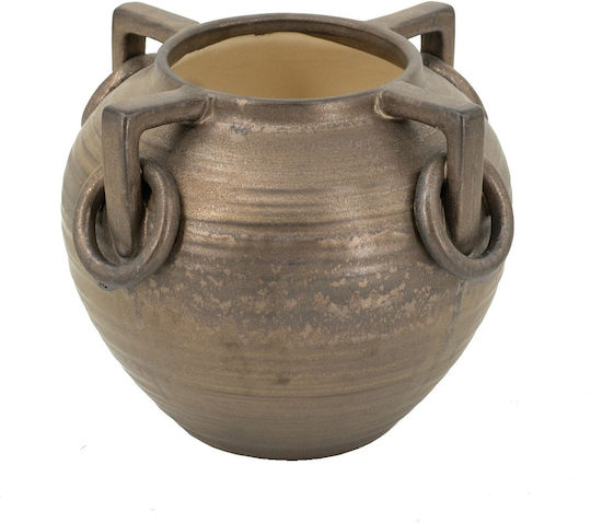 Artekko Decorative Vase Candia Gold 20.5x18x20.5cm