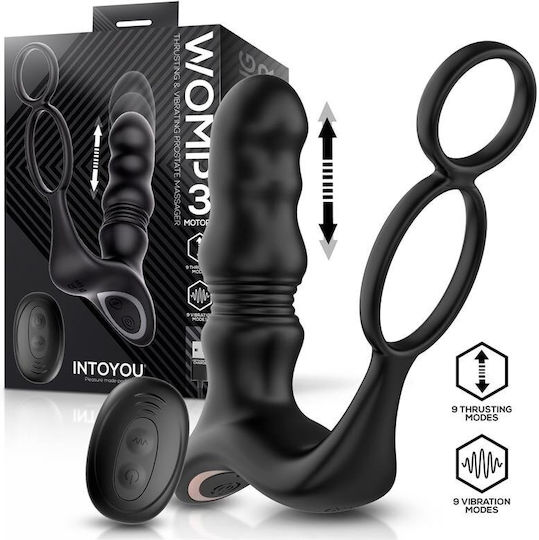IntoYou Womp Prostate Δονητής Μασάζ με Απομακρυσμένο Έλεγχο Flesh