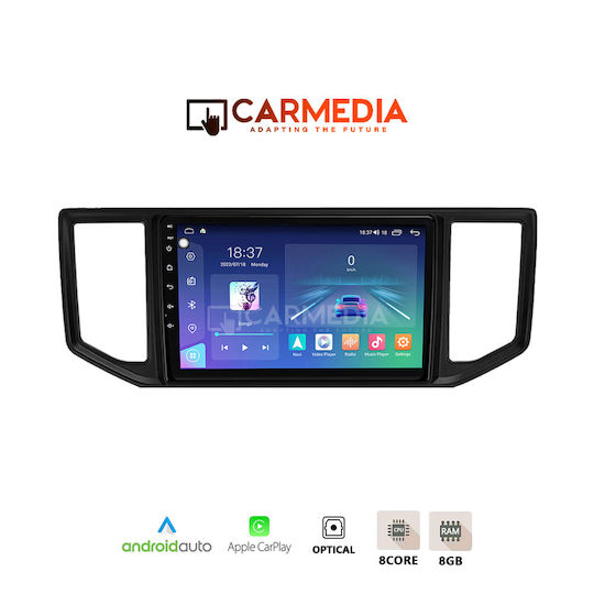 Carmedia Ηχοσύστημα Αυτοκινήτου για Volkswagen Crafter 2017 (Bluetooth/USB/WiFi/GPS/Apple-Carplay/Android-Auto) με Οθόνη Αφής 12.3"