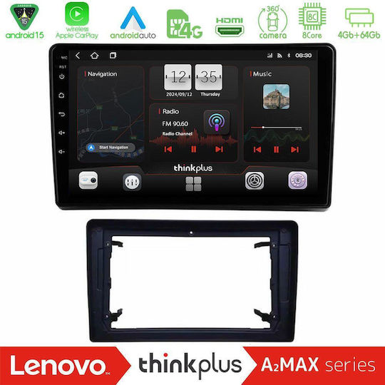 Lenovo Car Audio System for Jeep Commander / Grand Cherokee / Patriot Dodge Nitro 2007-2011 (Bluetooth/USB/AUX/WiFi/GPS/Apple-Carplay/Android-Auto) with Touch Screen 10"
