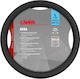 Lampa Car Steering Wheel Cover with Diameter 46-48cm Synthetic Black with Black Stitching