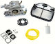 Carburettor Kit Air Fuel Filter Membranes Husqvarna 36-41-136-137-141