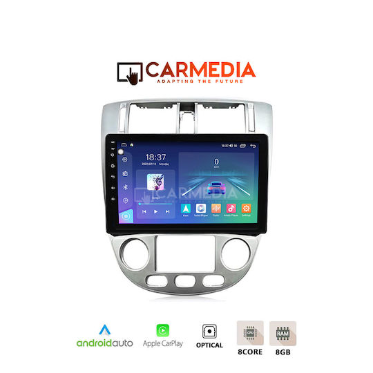 Carmedia Car Audio System for Chevrolet Lacetti 2005 with Touch Screen 12.3 inches Bluetooth USB Wi-Fi GPS Apple CarPlay Android Auto