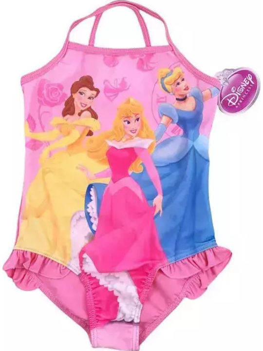 Disney Princess Kids Swimwear One-Piece Light Pink