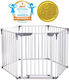 Dreambaby Metal Security Door in White Colour 380cm