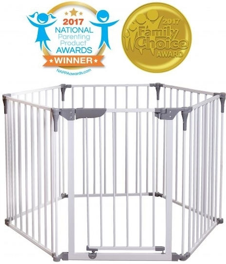Dreambaby Metal Security Door in White Colour 380cm