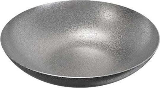 Yuk Μπωλ Σερβιρίσματος για Ντιπ Στρογγυλό Inox Ασημί με Διάμετρο 13εκ.