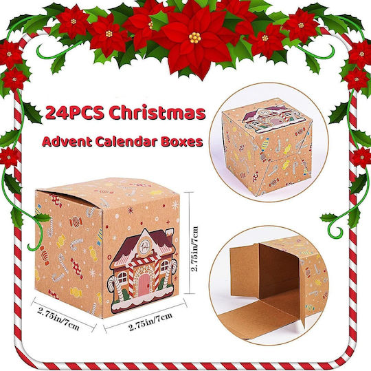 Advent Calendar DIY Fillable Paper