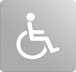 Τετράγωνες Πινακίδες Wc Classic Ανοξειδωτο-ατσαλι-inox Wc-αμεα Τετράγωνες Πινακίδες Wc Classic Ανοξειδωτο-ατσαλι-inox Wc-αμεα