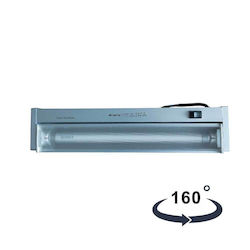 Portable Light 160° 28w Silver Kitchen Counters Offices Bathrooms