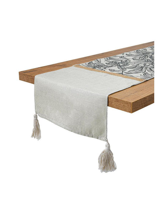 Fylliana Ράνερ Opulent Λευκό-μαύρο 33x150εκ. (Διάφορα Χρώματα)