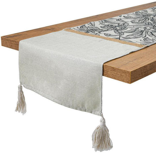 Fylliana Ράνερ Opulent Λευκό-μαύρο 33x150εκ. (Διάφορα Χρώματα)
