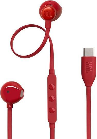 Usb-c Headphones Jbl Tune 305c Dac Handsfree Jblt305cblk Red