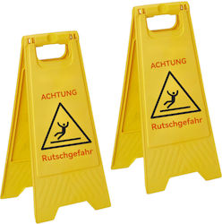 Relaxdays Caution Wet Floor Sign Set 2