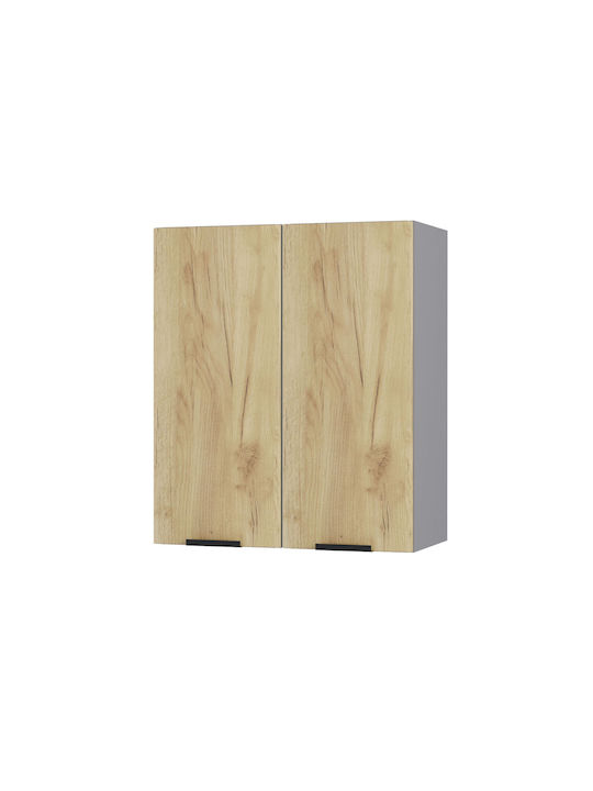 Craft Cabinet Wall Golden Oak 60x32x72cm
