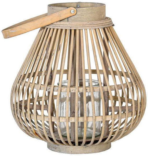Fylliana Fl038 Bamboo Tabletop Brown Lantern 27x27x27cm