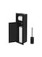 LuxeBath Badezimmer-Accessoire-Set Metall Schwarz