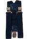 Roza Rz-0012-1 Men's Elastic Adjustable Suspenders Dark Blue