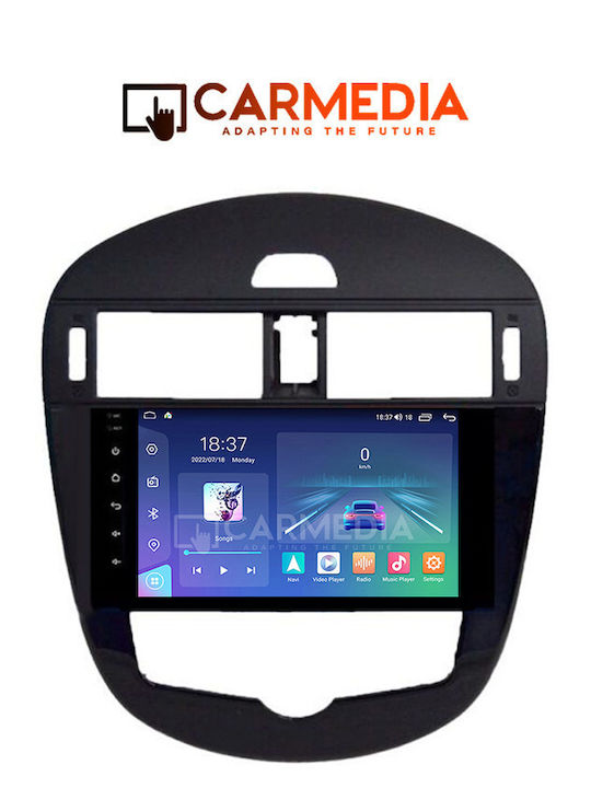 Carmedia Car Audio System for Nissan Pulsar 2014 with Clima (Bluetooth/USB/WiFi/GPS/Apple-Carplay/Android-Auto) with Touch Screen 12.3"