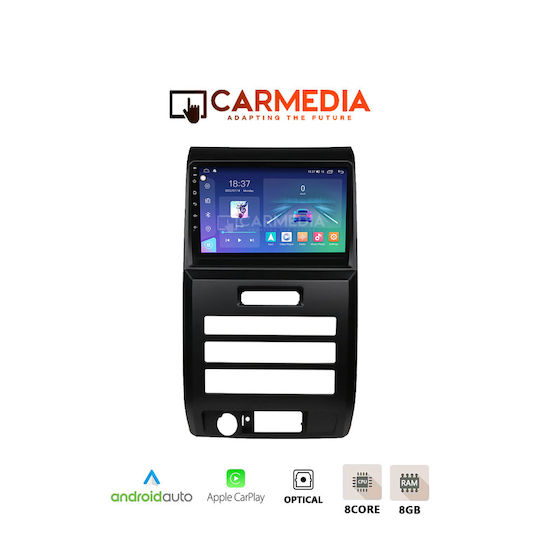 Carmedia Ηχοσύστημα Αυτοκινήτου για Ford Raptor 2004-2014 (Bluetooth/USB/WiFi/GPS/Apple-Carplay/Android-Auto) με Οθόνη Αφής 12.3"