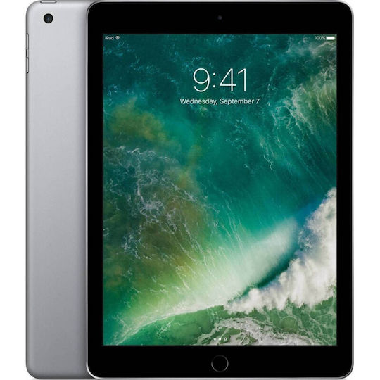 Apple iPad 5th Gen (2017) 9.7" Refurbished Tablet με Wi-Fi + 4G-LTE (2GB/32GB) Grade A Γκρι
